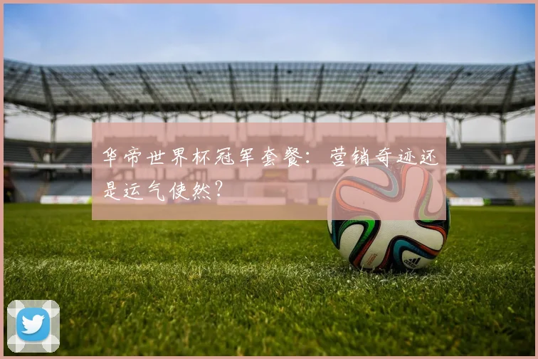 华帝世界杯冠军套餐：营销奇迹还是运气使然？